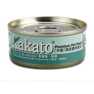 Kakato 卡格 吞拿魚 + 紫菜 Tuna & Seaweed 貓狗罐頭 170g (829)