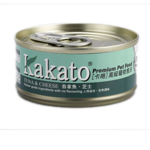 Kakato 卡格 吞拿魚 + 芝士 Tuna & Cheese 貓狗罐頭 70g (717)