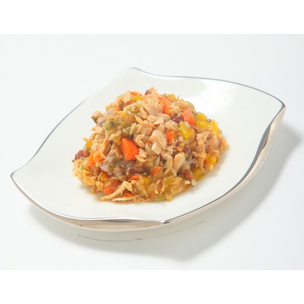 Kakato 卡格 雞 + 三文魚 + 蔬菜 Chicken, Salmon & Vegetables 貓狗罐頭 170g (834)