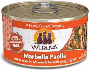 Weruva 野生鯖魚及海蝦(含魷魚及青口) (Marbella Paella) 貓罐頭 3oz(85g)