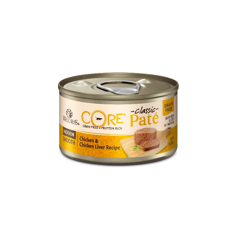 Wellness CORE 無穀物 雞肉＋雞肝室內除臭 貓罐頭 5.5oz  156g (7910)