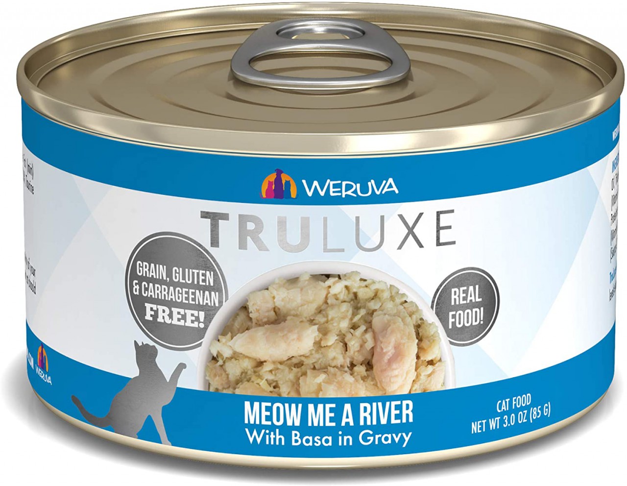 WeRuVa 尊貴系列 Meow Me a River 野生鯰魚及魚湯 貓罐頭 85g
