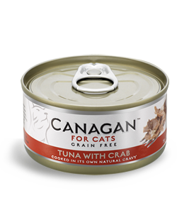Canagan 原之選 無穀物 吞拿魚+蟹肉 配方 貓罐頭 75g