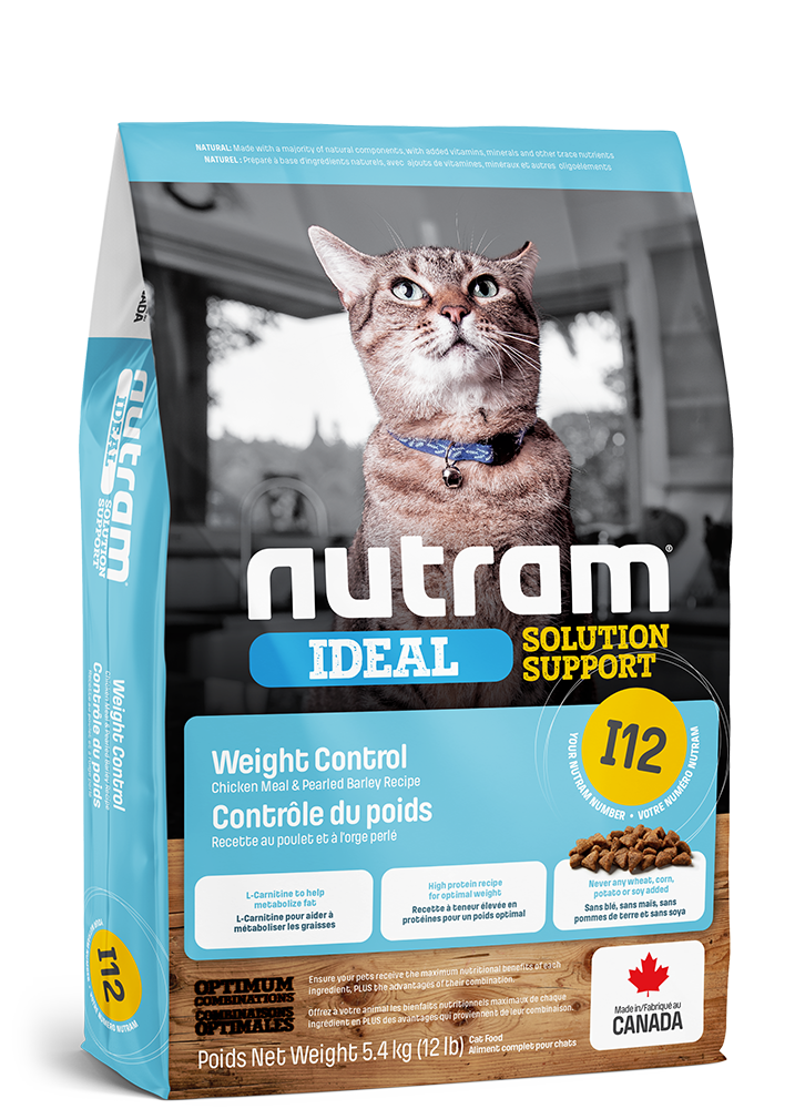 Nutram I12 控制体重配方 貓粮 5.4kg