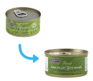 Fish4Cats 吞拿魚塊 + 青口 (Tuna Fillet with Mussel) 貓罐頭 70g