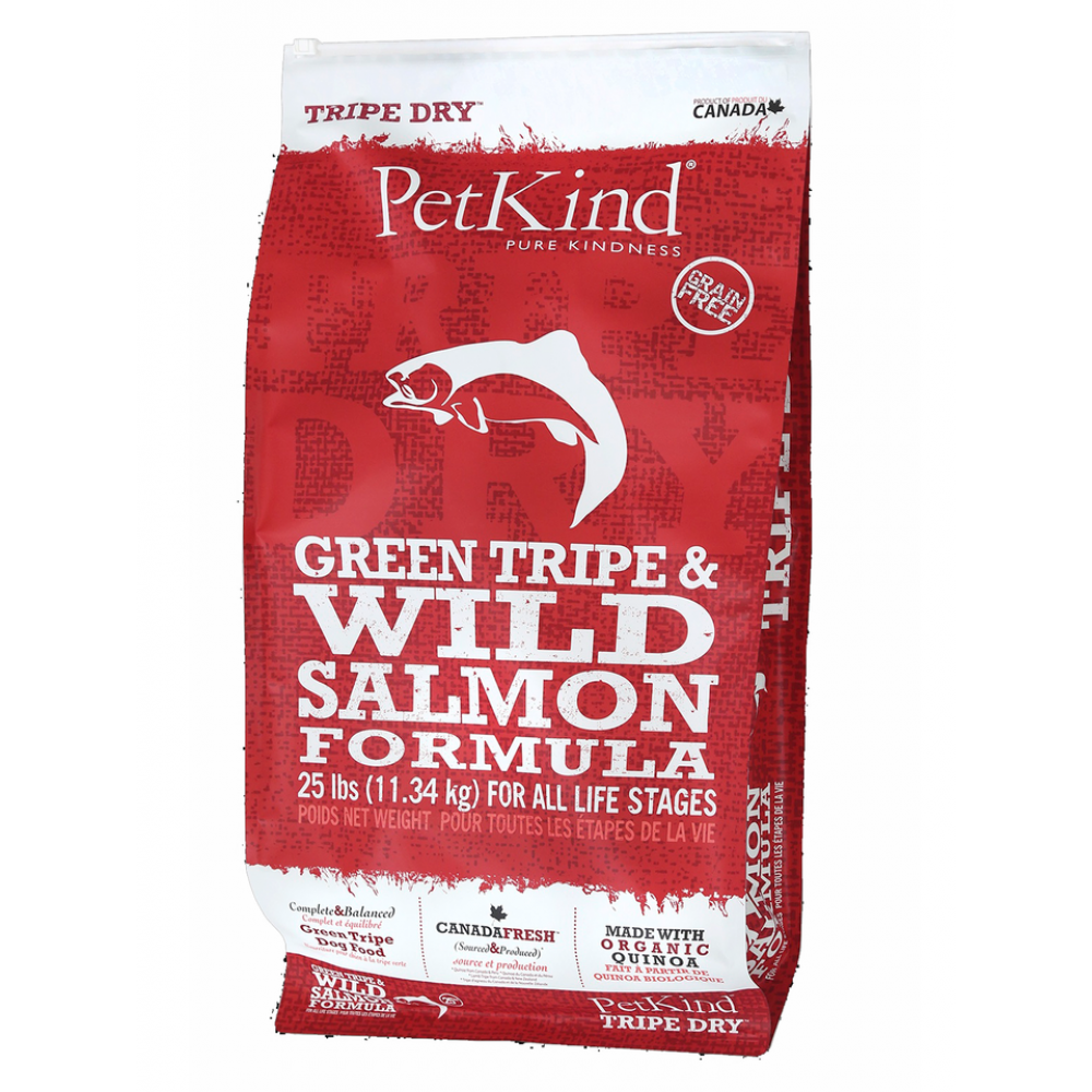 PetKind 無穀物 野生三文魚配方 狗乾糧 14lb (紅)