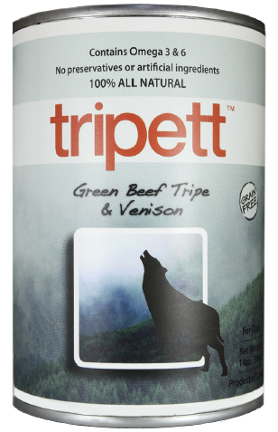 PetKind Tripett 無穀物狗罐頭 - 牛肉及鹿肉配方 14oz