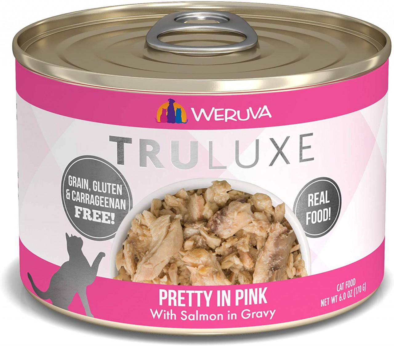 WeRuVa 尊貴系列 Pretty In Pink 野生三文魚及魚湯 貓罐頭 170g