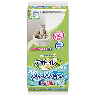 日本 Unicharm 1 週间 消臭抗菌 尿墊 10片 (花香味)