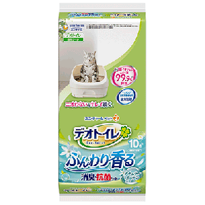 日本 Unicharm 1 週間 消臭抗菌 尿墊 10片 (花香味)