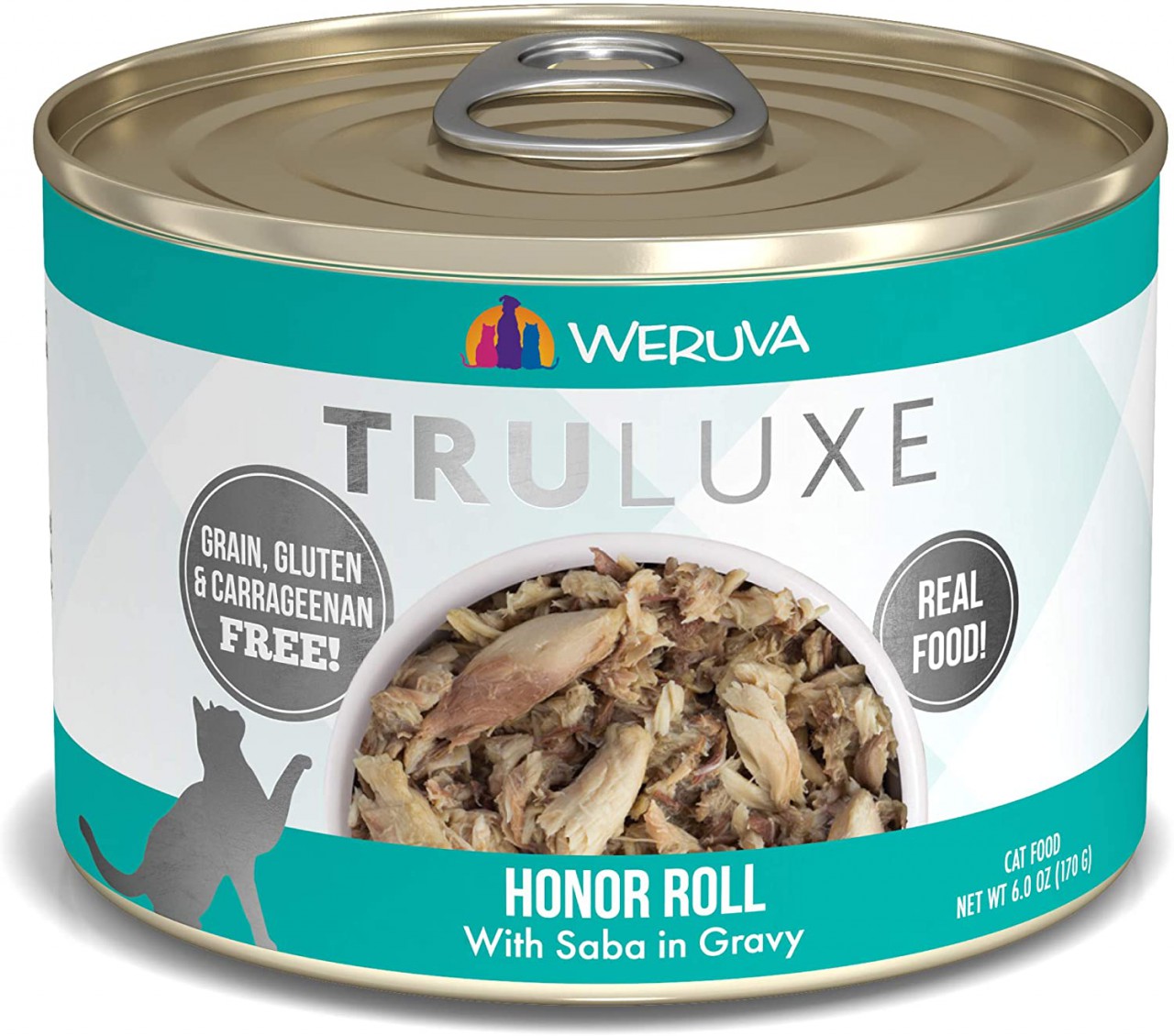 WeRuVa 尊贵系列 Honor Roll 野生鯖鱼及鱼汤 貓罐头 170g