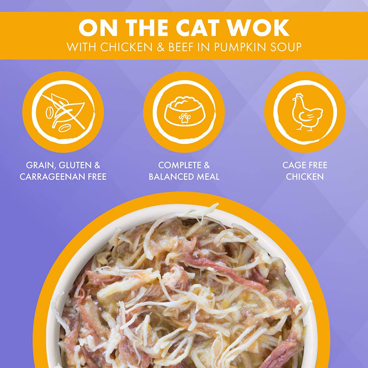 WeRuVa 尊貴系列 On the cat Wok 無骨及去皮雞胸肉 澳洲牛肉 南瓜 貓罐頭 170g