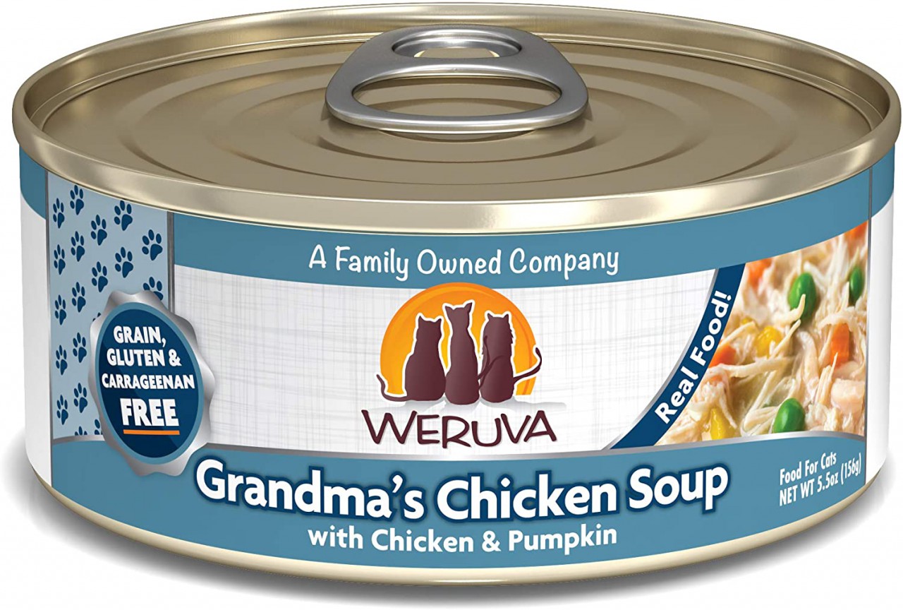 Weruva Grandma's Chicken Soup 雞湯無骨及去皮雞胸肉南瓜 貓罐頭 .5.5oz