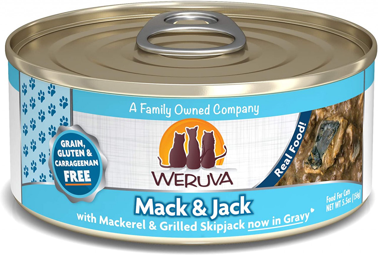 Weruva Mack And Jack 野生鯖魚及鰹魚 (含野生吞拿魚) 貓罐頭 5.5oz