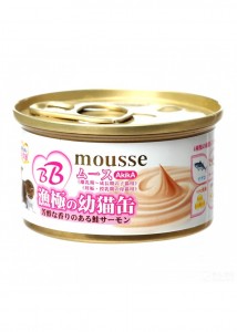 Akika 漁極 (Salmon Mousse)三文魚慕斯 (Kitten)幼貓罐頭 85g (AM32)