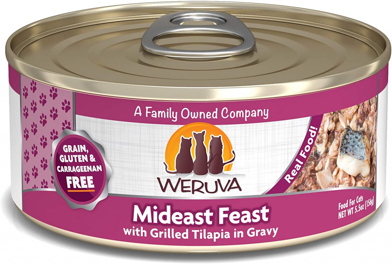 Weruva Mideast Feast 野生吞拿魚及鯽魚 貓罐頭 5.5oz