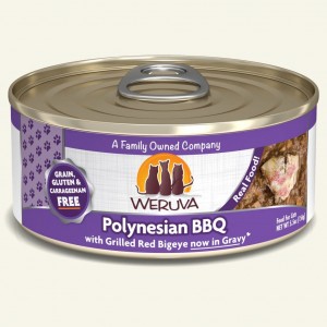 Weruva Polynesian BBQ 野生大眼鯛魚 (含野生沙甸魚及吞拿魚) 貓罐頭 5.5oz