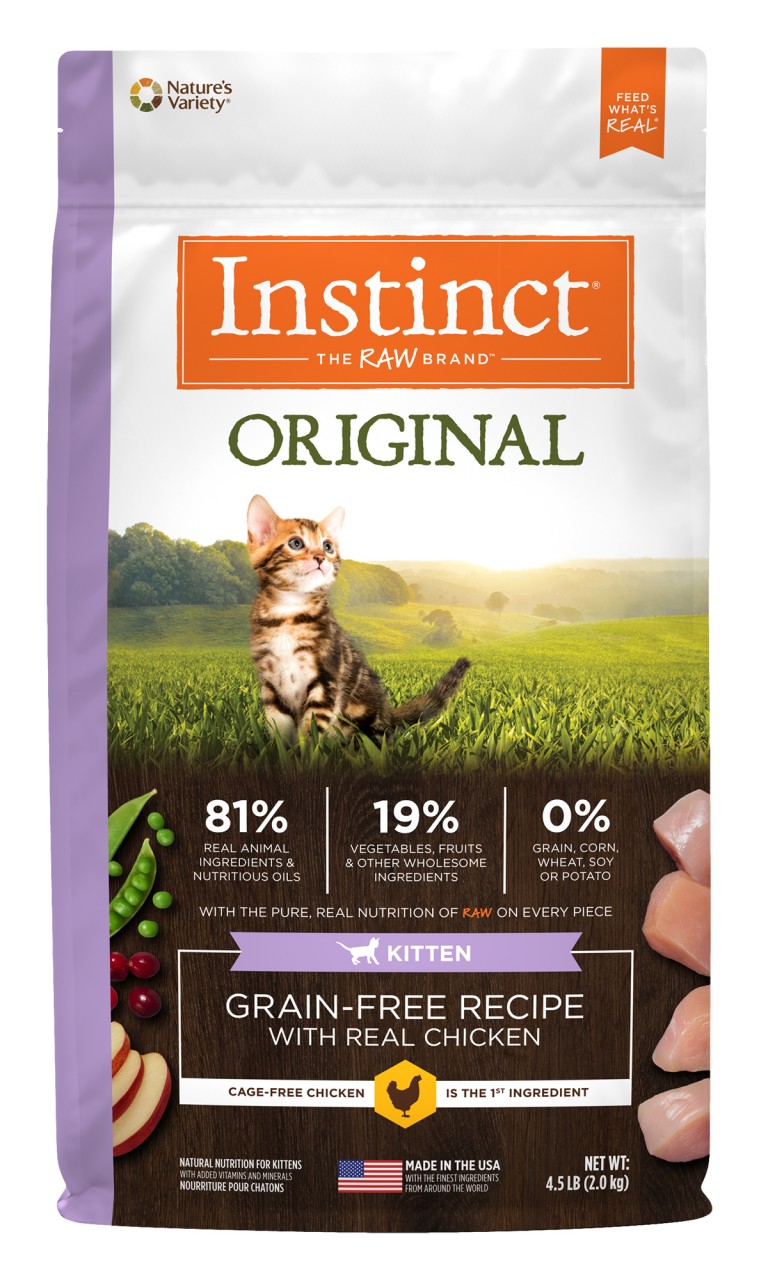 Nature's Variety Instinct 本能 無穀物 雞肉 幼貓配方 4.5lb (淺紫)