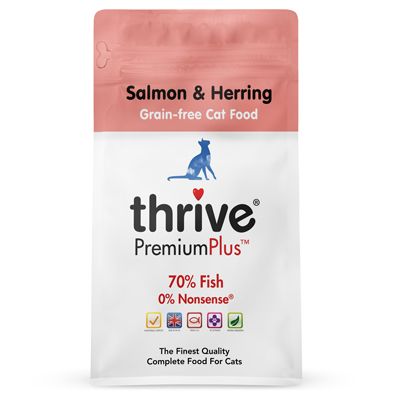Thrive 脆樂芙 無穀物 PremiumPlus 70%三文魚 + 喜靈魚 貓糧 1.5kg
