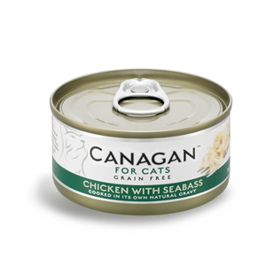 Canagan 原之選 無穀物 雞肉+鱸魚 配方 貓罐頭 75g