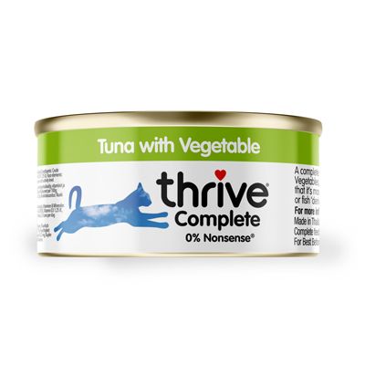 Thrive 脆樂芙 Complete 吞拿魚+蔬菜 貓主食罐 75g x12罐原箱優惠