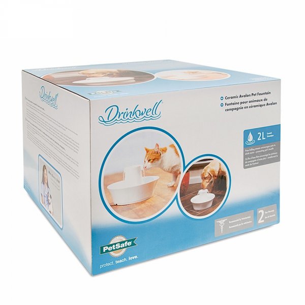 DrinkWell Avalon 陶瓷寵物噴泉 2L  (DW05)