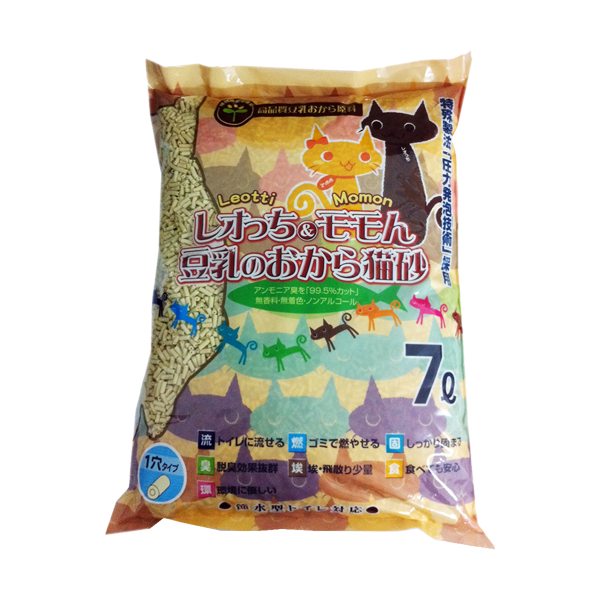 Leotti & Momon日本豆乳貓砂 (單通) 7L x6包優惠 (共一箱)