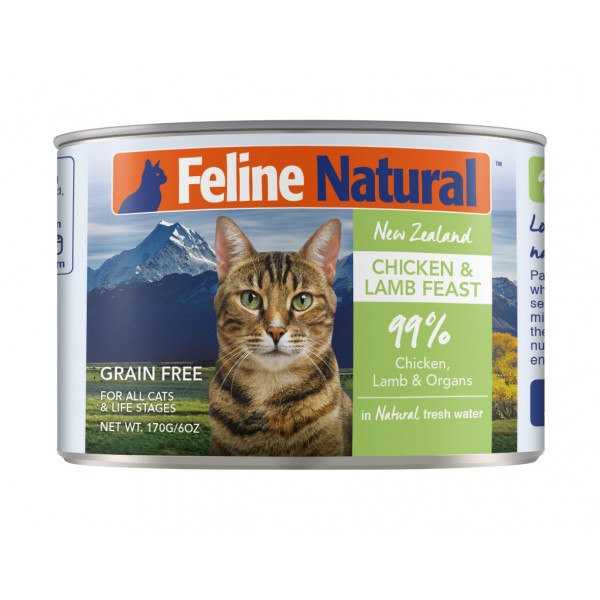 F9 Feline Natural Chicken and Lamb Feast 雞肉及羊肉 貓罐  170g