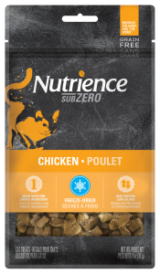 Nutrience SubZero 凍乾脫水鮮雞肉 (單一蛋白配方) 貓小食 30g (黃)