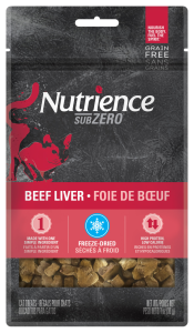 Nutrience Sub Zero 凍乾脫水鮮牛肝  (單一蛋白配方) 貓小食 30g (紅)