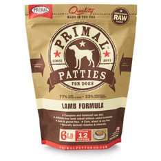 Primal 急凍羊肉狗糧 6lb x4包優惠