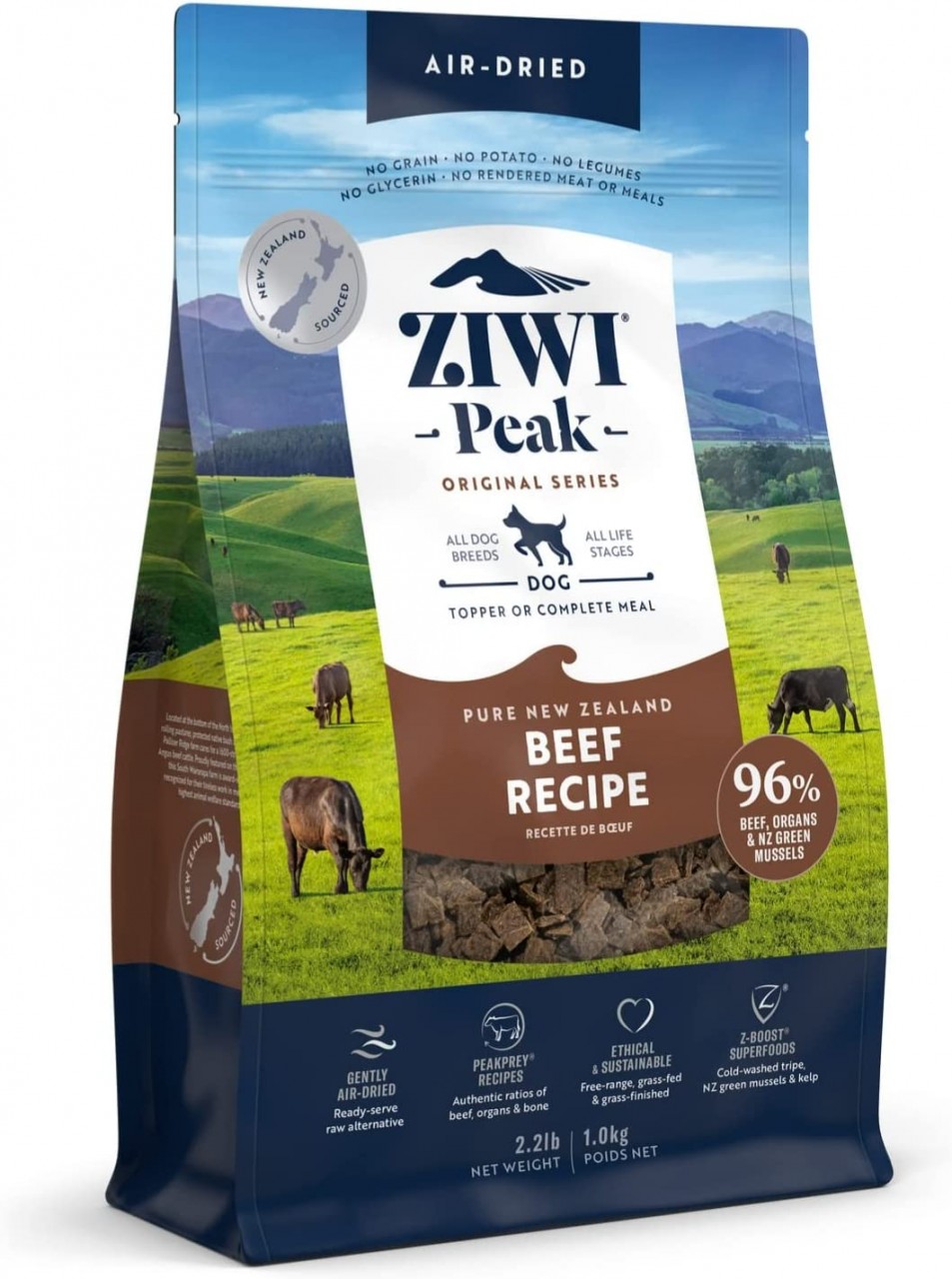 Ziwipeak 巔峰 牛肉 配方 風乾狗糧 4kg