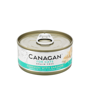 Canagan 原之選 無穀物 雞肉+沙甸魚 配方 貓罐頭 75g