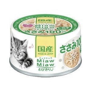 Aixia Miaw Miaw 鸡肉+白饭鱼 貓罐头 60g (MT-6)