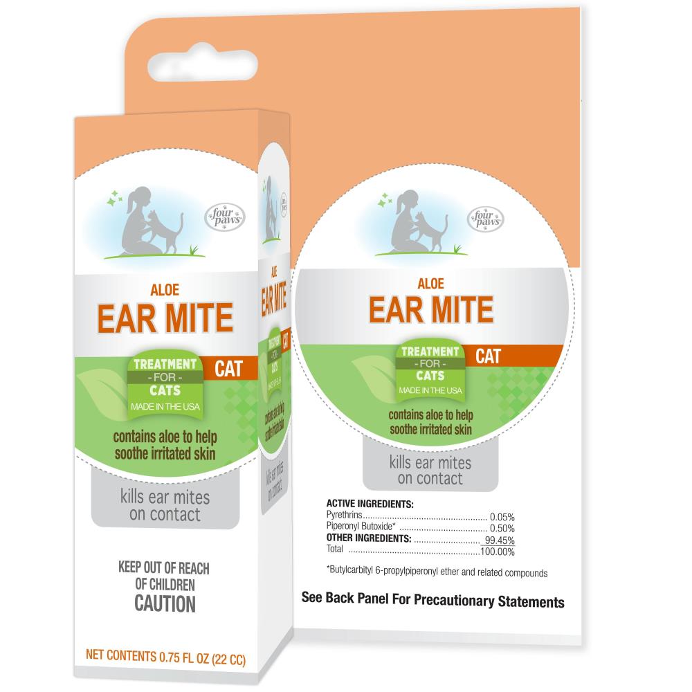 Four Paws 四爪 殺蚤洗耳水 - 貓用 (Ear Mite) 0.75oz