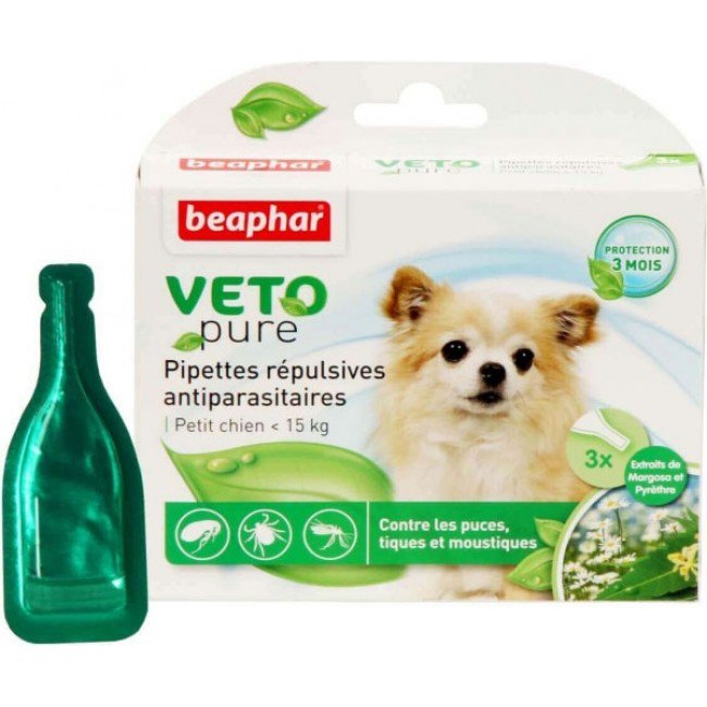 Beaphar VETO Nature 自然滴劑 (1盒3支 - 小型犬15kg 以下)