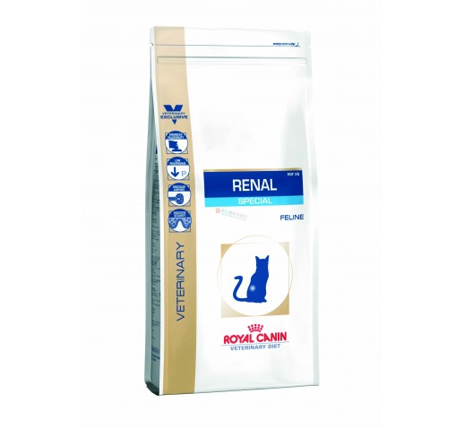 [凡購買處方用品, 訂單滿$500或以上可享免費送貨]     Royal Canin - Renal Special (RSF26) 腎臟適口性處方 成貓乾糧 2kg (藍底線)