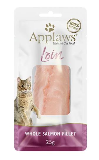 Applaws Whole Salmon Loin 三文魚柳 25g 貓小食 (9589)