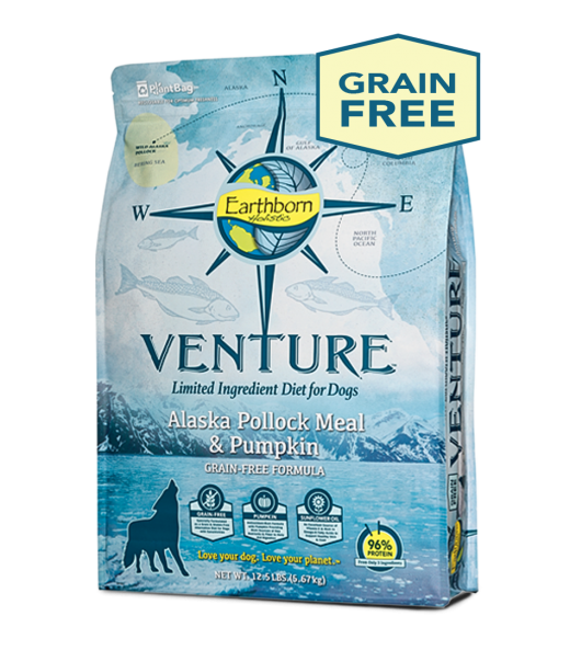 Earthborn Venture 阿拉斯加鱈魚+南瓜 單一蛋白配方 全犬 4磅