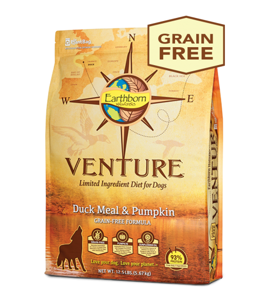 Earthborn Venture 鸭肉+南瓜 单一蛋白配方 全犬 4磅