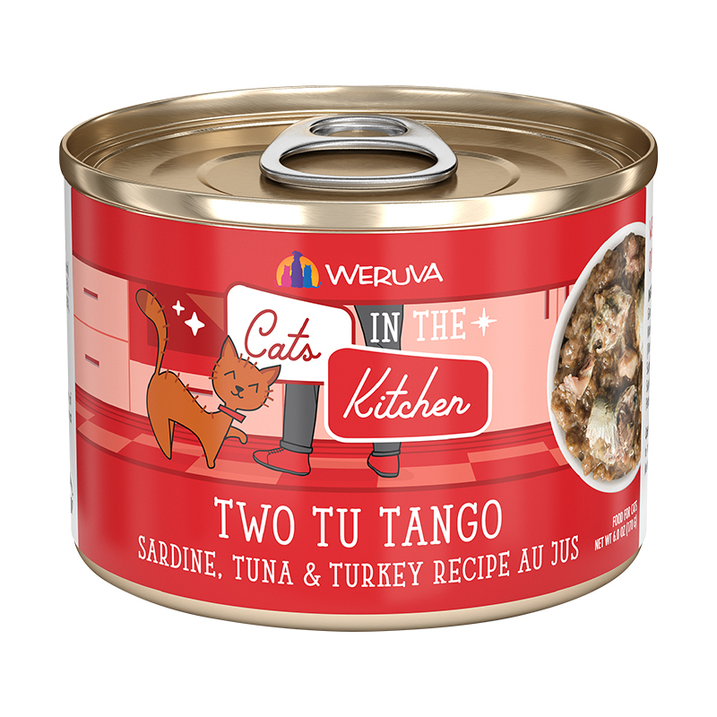 Weruva Cats in the Kitchen  Two Tu Tango 魚湯沙甸魚野生吞拿魚火雞 貓罐頭 170g