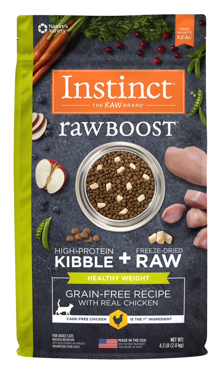 Nature's Variety raw boost 本能 生肉無穀物 體重控制 雞肉配方貓糧 10磅