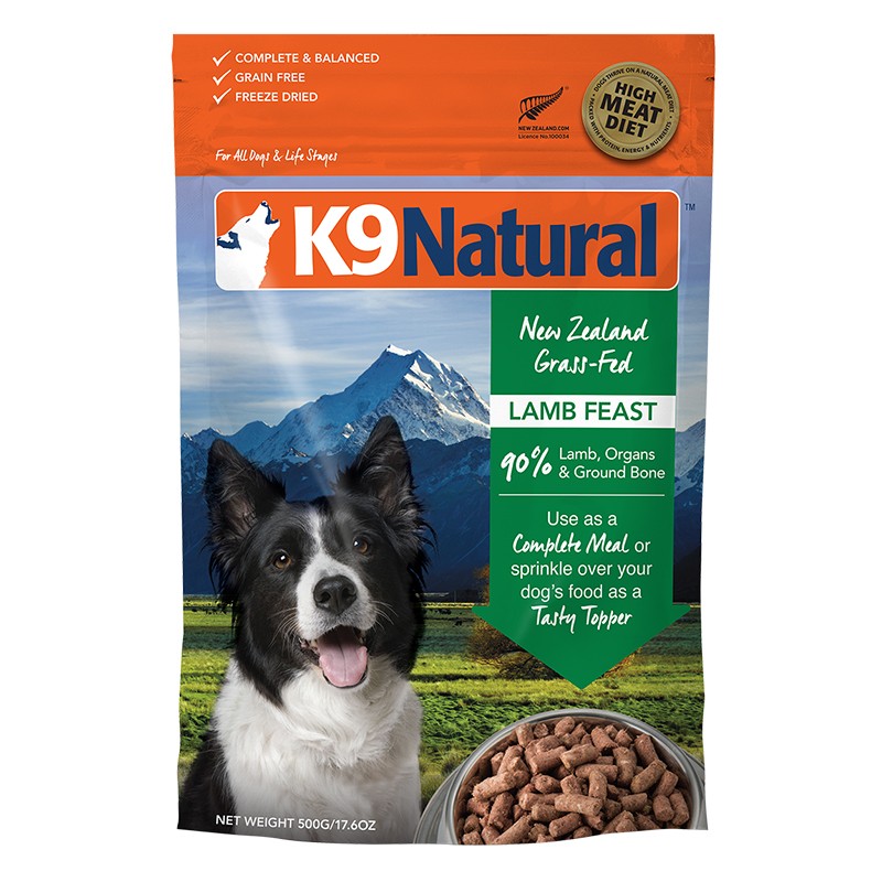 K9 Natural 羊肉盛宴 脫水鮮肉糧 1.8kg