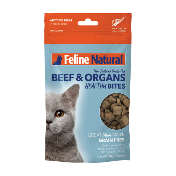 F9 Natural Beef Healthy Bites 冻乾牛肉粒貓零食 50g