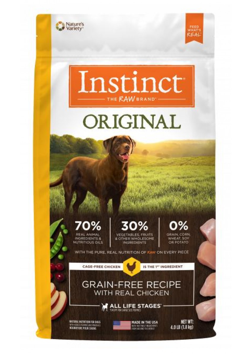 Nature's Variety Instinct 本能無穀物 雞肉配方 全犬糧 22.5lb