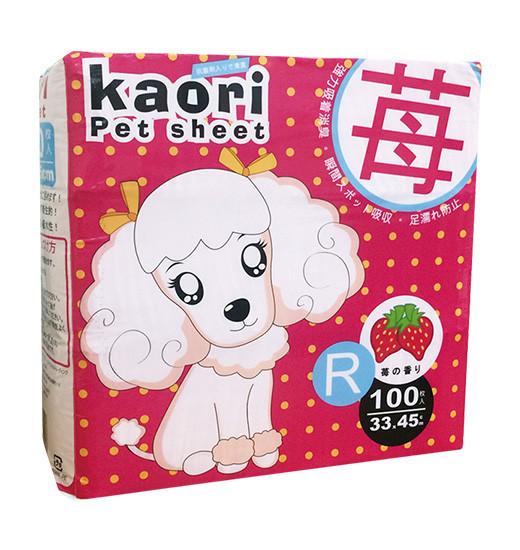 Kaori pet sheets 草莓味尿片 33x45cm 100片 x2包优惠