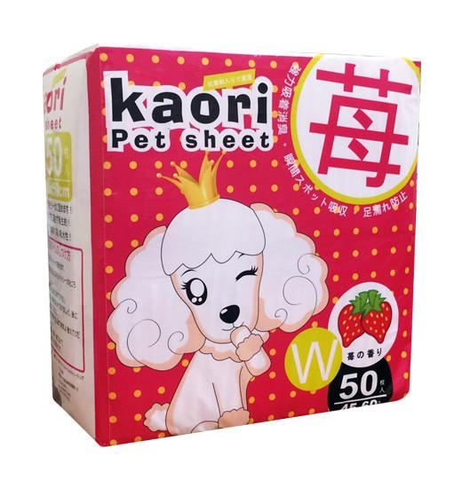 Kaori pet sheets 士多啤梨味尿片 45x60cm 50片 x8包優惠