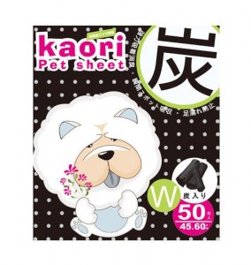 Kaori pet sheets 竹炭厚尿片 45x60cm 50片 x2包優惠