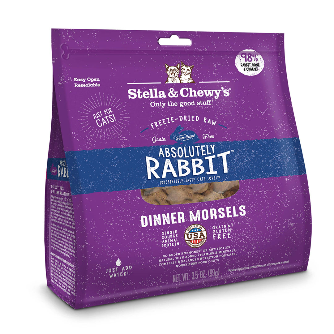 Stella & Chewy's 極度兔惑(兔肉配方) Freeze Dried ABSOLUTELY RABBIT 凍乾脫水貓主食糧 8oz