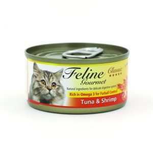 Feline Gourmet 化毛球 - 吞拿魚 + 蝦 80g • 控制毛球 (FG80-6)